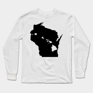 Wisconsin and Hawai'i Roots by Hawaii Nei All Day Long Sleeve T-Shirt